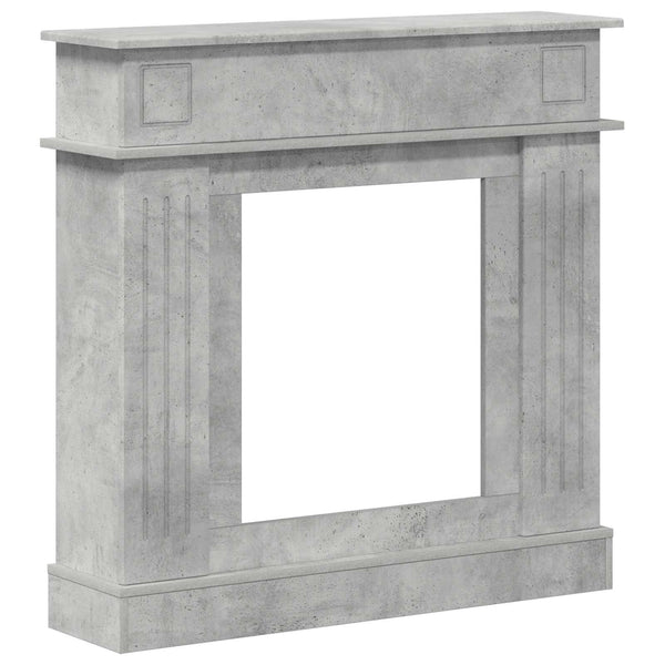 Takan kehys Betoninharmaa 102 x 26 x 100 cm Tekninen puu