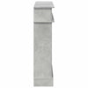Takan kehys Betoninharmaa 102 x 26 x 100 cm Tekninen puu