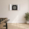 Dartboard-kaappi Musta 56 x 12 x 63 cm Tekninen puu