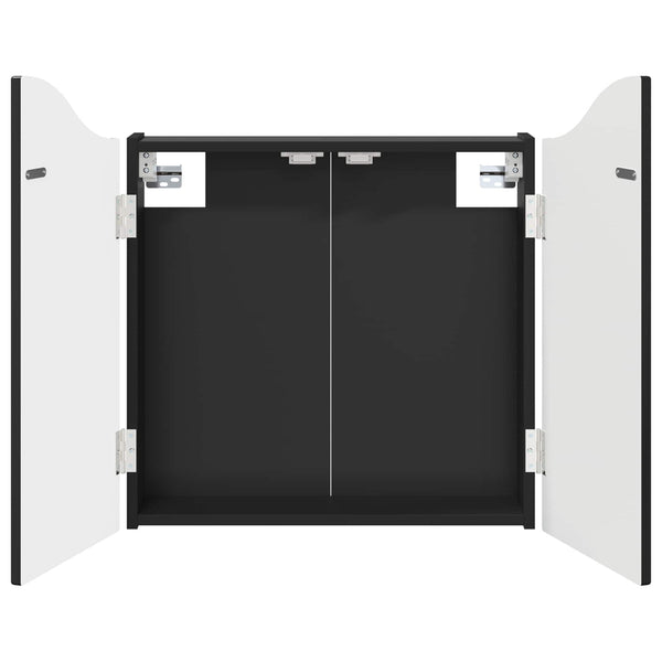 Dartboard-kaappi Musta 56 x 12 x 63 cm Tekninen puu