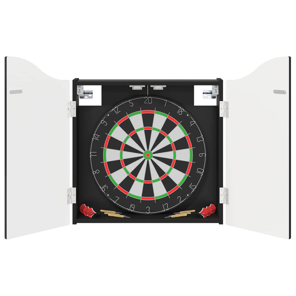 Dartboard-kaappi Musta 56 x 12 x 63 cm Tekninen puu