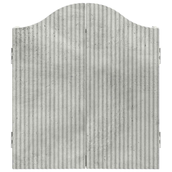 Dartboard-kaappi Betoninharmaa 56 x 12 x 63 cm Tekninen puu