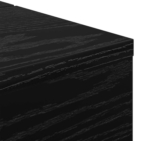 Studio työpöytä Musta tammi 152 x 40 x 19,5 cm Tekninen puu