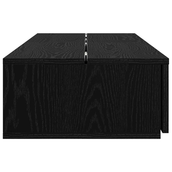 Studio työpöytä Musta tammi 110 x 40 x 19,5 cm Tekninen puu