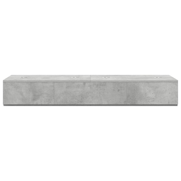 Studio työpöytä Betoninharmaa 110 x 40 x 19,5 cm Tekninen puu