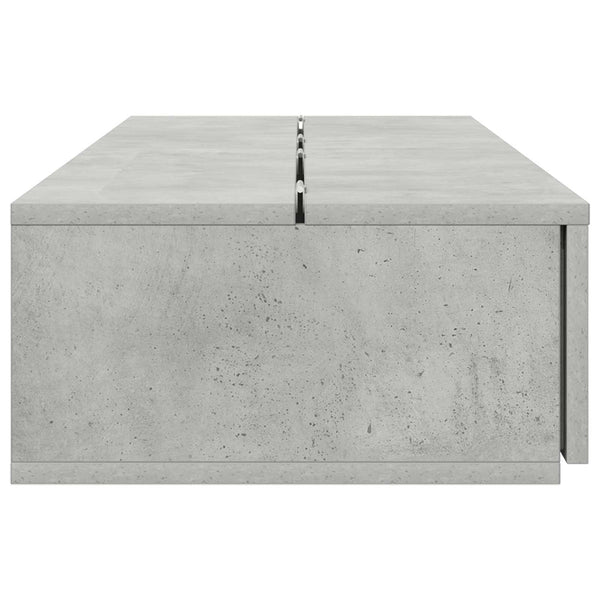 Studio työpöytä Betoninharmaa 110 x 40 x 19,5 cm Tekninen puu