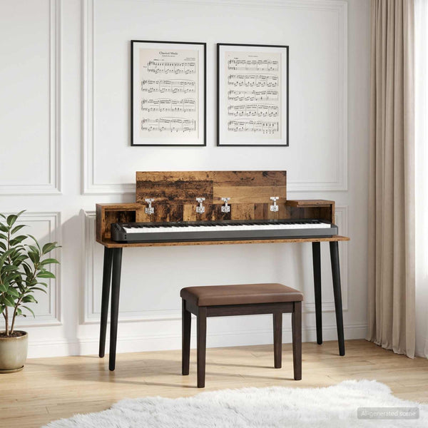 Studio työpöytä Vanha puu 130 x 36 x 19,5 cm Tekninen puu