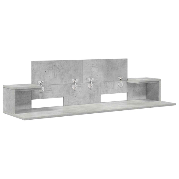 Studio työpöytä Betoninharmaa 110 x 36 x 19,5 cm Tekninen puu