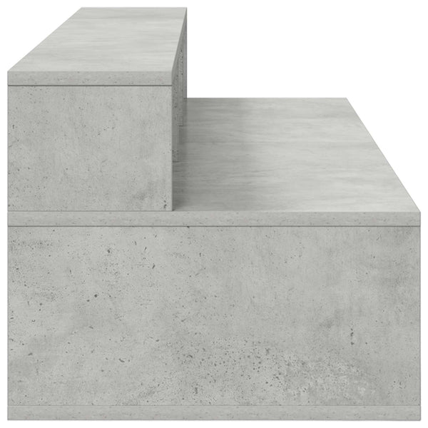 Studio työpöytä Betoninharmaa 130 x 42,5 x 36 cm Tekninen puu