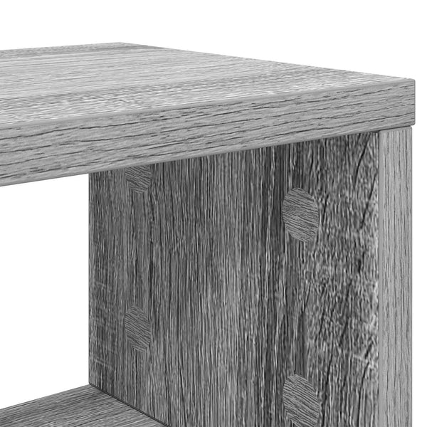 Studio työpöytä Harmaa Sonoma 130 x 42,5 x 36 cm Tekninen puu