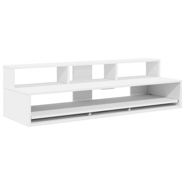 Studio työpöytä valkoinen 110 x 42,5 x 36 cm Tekninen puu