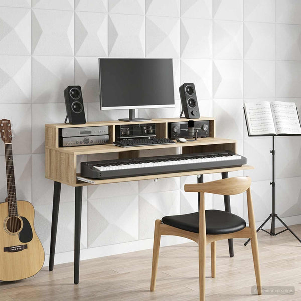 Studio työpöytä Sonoma-tammi 110 x 42,5 x 36 cm Tekninen puu