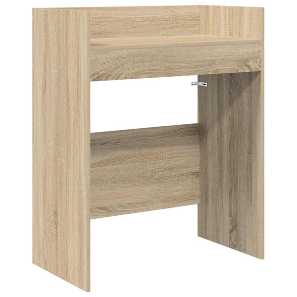DJ-pöytä Sonoma-tammi 102 x 45 x 102 cm Tekninen puu