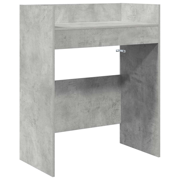 DJ-pöytä Betoninharmaa 102 x 45 x 102 cm Tekninen puu