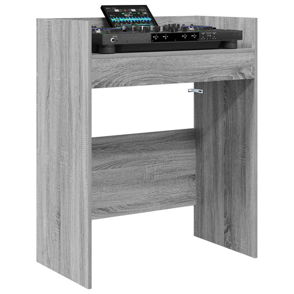 DJ-pöytä Harmaa Sonoma 82 x 45 x 102 cm Tekninen puu