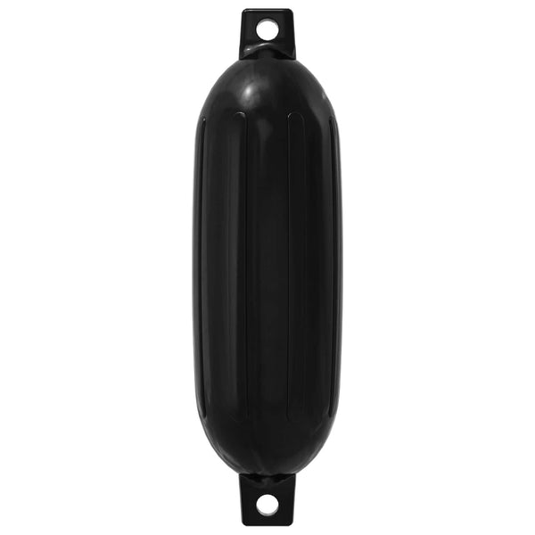 veneen fenderit 2 kpl Ø 14 x 50 cm Musta Polyvinyylikloridi