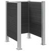 Roska-aitaus Harmaa 85 x 85 x 115 cm Alumiini ja WPC