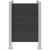 Roska-aitaus Harmaa 85 x 85 x 115 cm Alumiini ja WPC