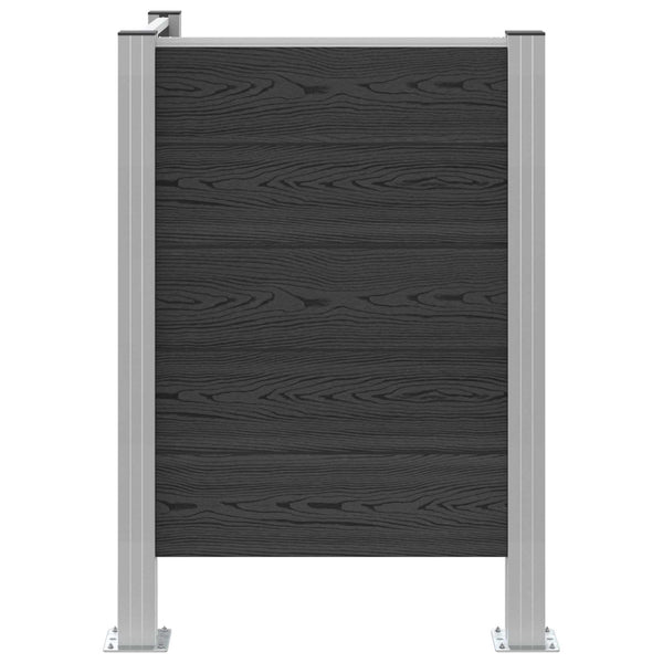 Roska-aitaus Harmaa 85 x 85 x 115 cm Alumiini ja WPC