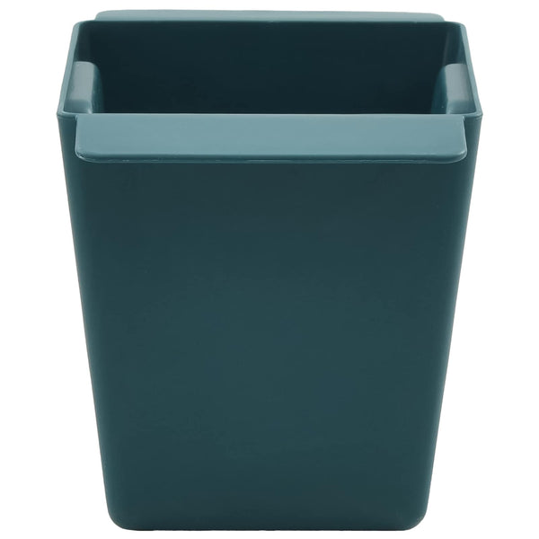 Kukkalaatikot euroalustoille 12 kpl Vihreä 14 x 9 x 9,5 cm