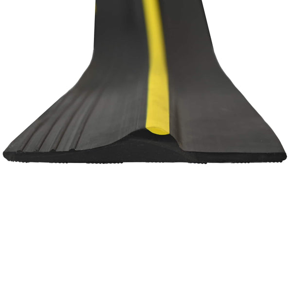 Työkaluväylän lattia-tiiviste Musta ja keltainen 12 x 90 mm 5 m