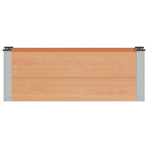 Puutarhan Korotettu Kukkalaatikko Ruskea 100 x 30 x 36 cm