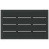 Suihkualustalevy WPC Musta 101 x 63 x 5,5 cm