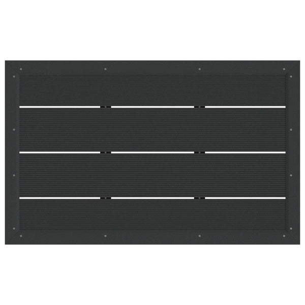Suihkualustalevy WPC Musta 101 x 63 x 5,5 cm