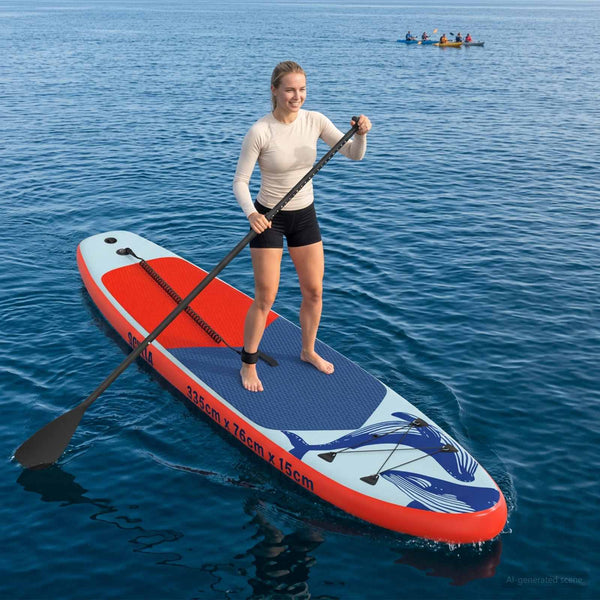 Ilmattava Stand Up Paddle Board SCYLLA 335 x 76 x 15 cm Sininen