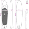 Ilmatäytteinen SUP-lauta TRITON 335 x 76 x 15 cm Sininen