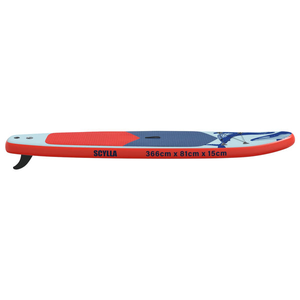 Ilmattava Stand Up Paddle Board SCYLLA 366 x 81 x 15 cm Sininen