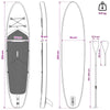 SUP-levy penkillä 2-in-1 TRITON 335 x 76 x 15 cm Sininen