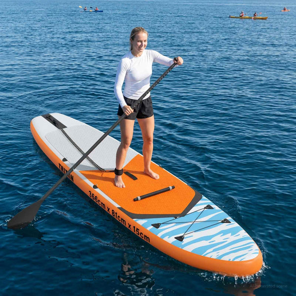 SUP-levy penkillä 2-in-1 TRITON 366 x 81 x 15 cm Sininen