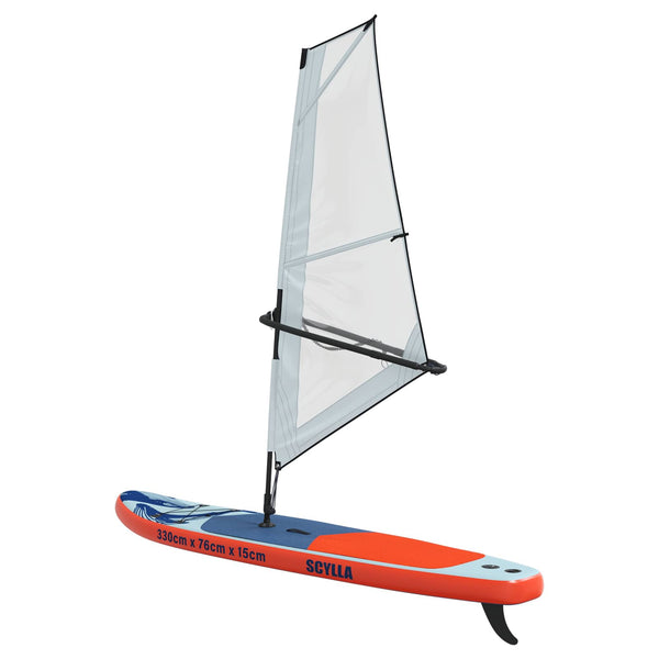 Ilmatäytteinen SUP-lauta purjeella SCYLLA 330 x 76 x 15 cm