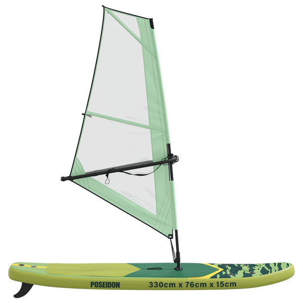 Ilmatäytteinen SUP-lauta purjeella POSEIDON 330 x 76 x 15 cm