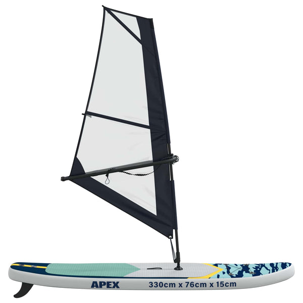 Ilmatäytteinen SUP-lauta purjeella APEX 330 x 76 x 15 cm