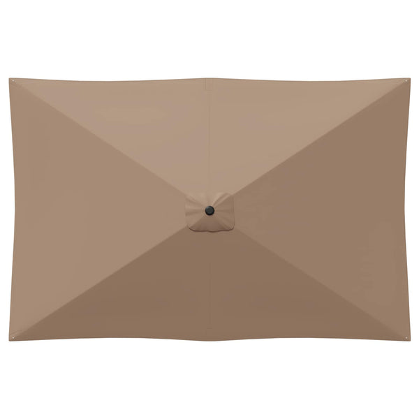 Puutarhavarjo 200 x 300 cm Polyesteri Suorakaide Taupe