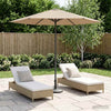 Puutarhavarjo 230 x 230 cm Polyesteri Suorakaide Taupe