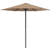 Puutarhavarjo 230 x 230 cm Polyesteri Suorakaide Taupe