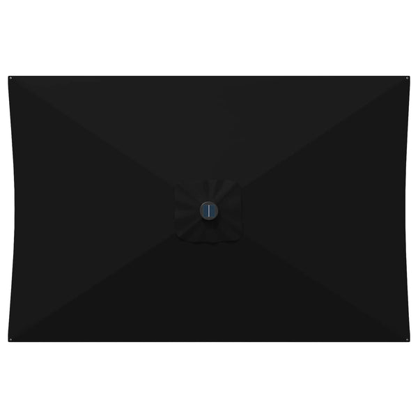 Puutarhaparasi LED-valoilla ja jalustalla 200 x 300 cm