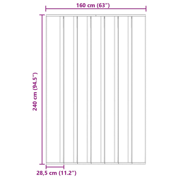 Hyönteisovi verkolla Musta 160 x 240 cm Polyesteri