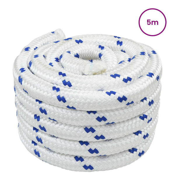 Venelanka 60 mm 5 m Valkoinen ja sininen polypropylène
