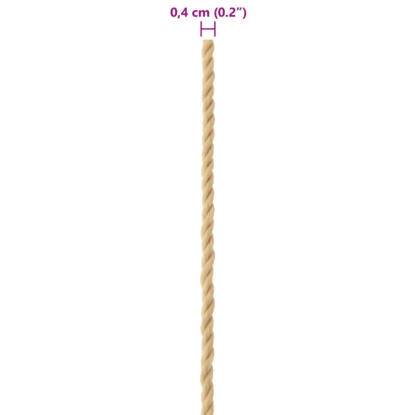 Venelanka 4 mm 100 m Luonnollinen polypropylène