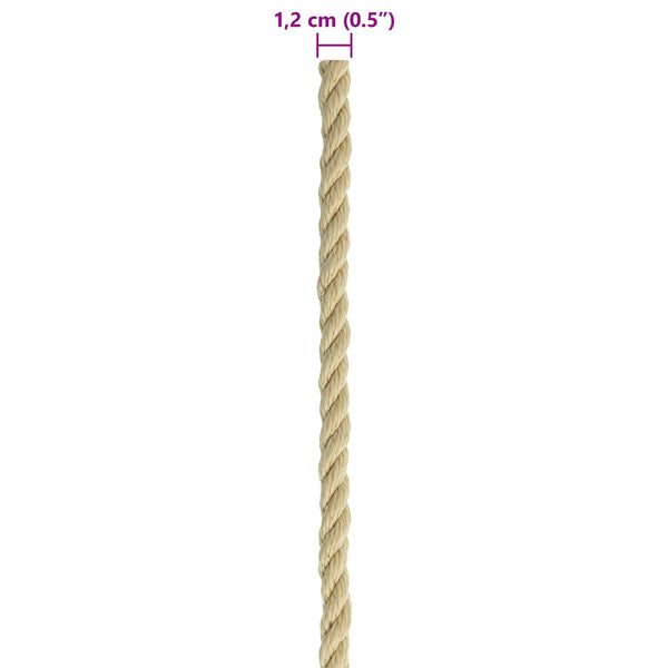 Venelanka 12 mm 250 m Luonnollinen