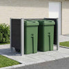 Roska-aitaus Harmaa 161 x 85 x 115 cm Alumiini ja WPC