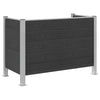Roska-aitaus Harmaa 161 x 85 x 115 cm Alumiini ja WPC