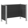 Roska-aitaus Harmaa 161 x 85 x 115 cm Alumiini ja WPC