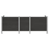Roska-aitaus Harmaa 315 x 85 x 115 cm Alumiini ja WPC