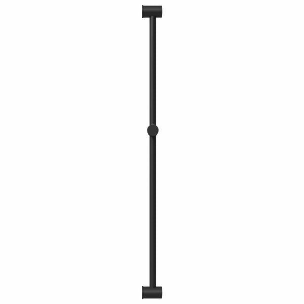 Suihkupään pidike Musta 100 cm Ruostumaton teräs