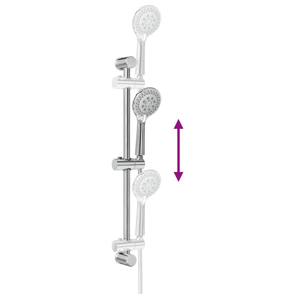 Suihkusuunnitelma Kromi 71 cm Ruostumaton teräs